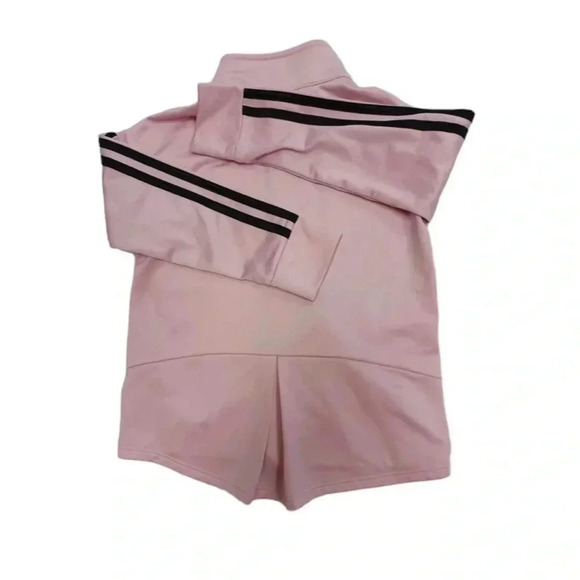 Adidas Track Jacket Pink  And Black Size 5 - Picture 2 of 7
